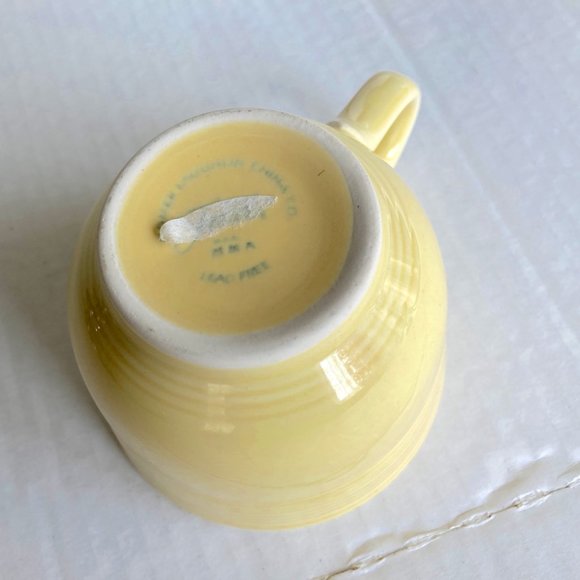 COPY - Fiestaware Yellow Cup and Saucer Set - Picture 2 of 3